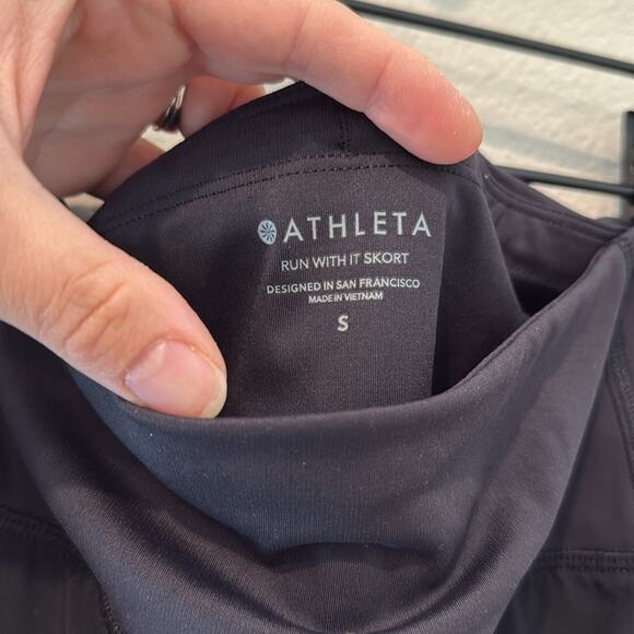 Athleta Black Run With It Skort Size Small - Picture 10 of 12